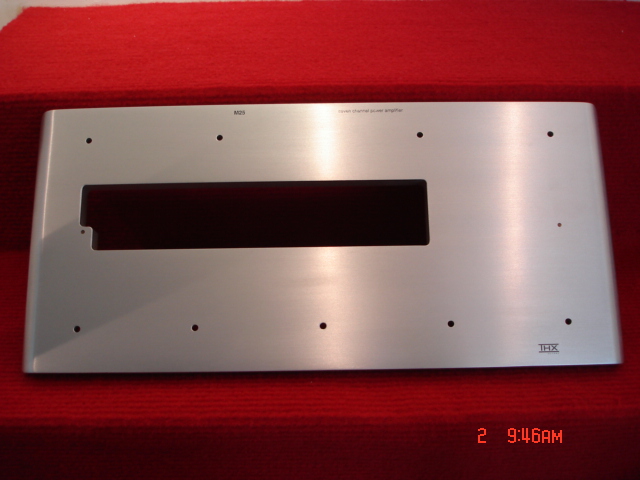 Amplifier front panel